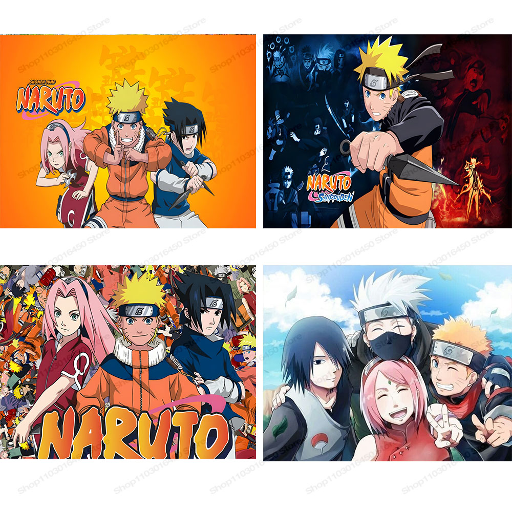 Photo Booth Prop - Naruto Backdrop For Boys Birthday Party