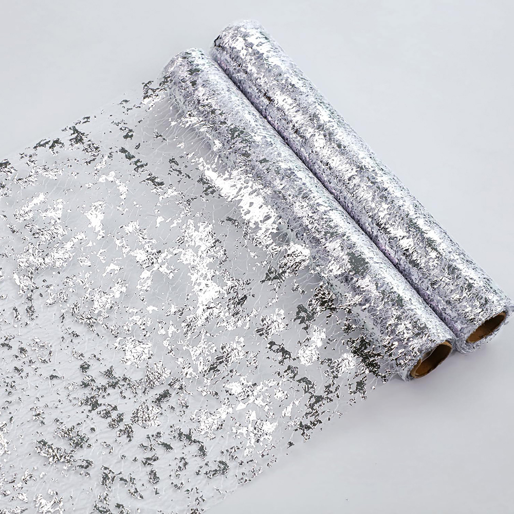 Table Runner Sequin - Metallic Silver Table Runner Rose Gold