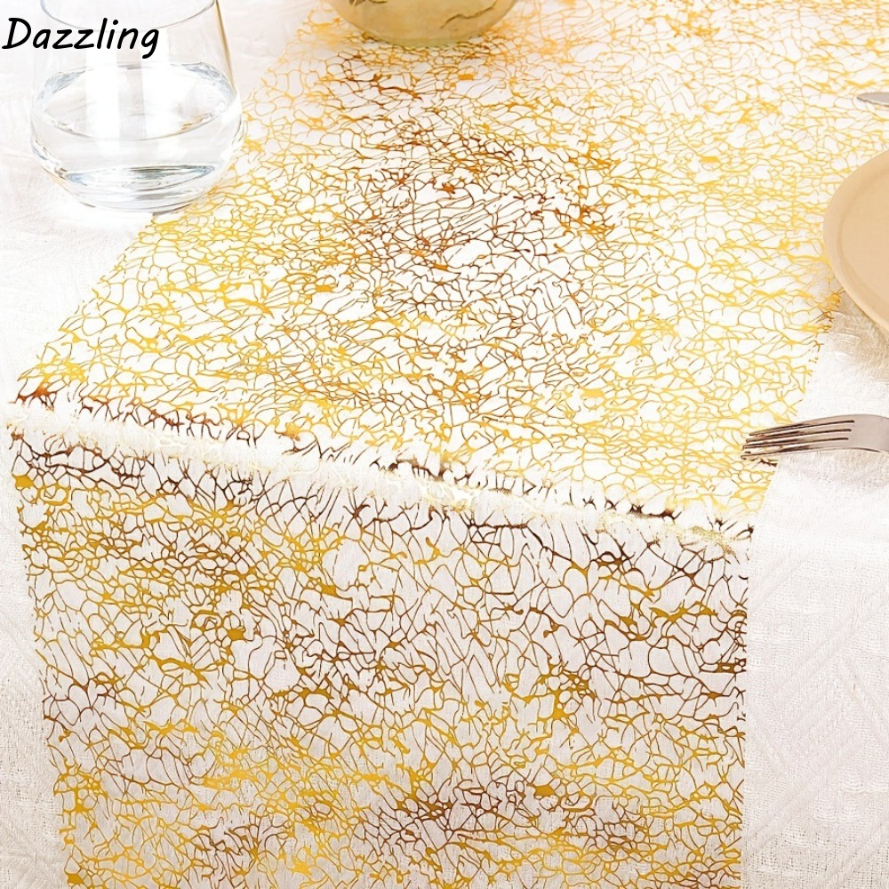 Table Runner Sequin - Sparkling Glitter Table Runner Rectangular Chaotic
