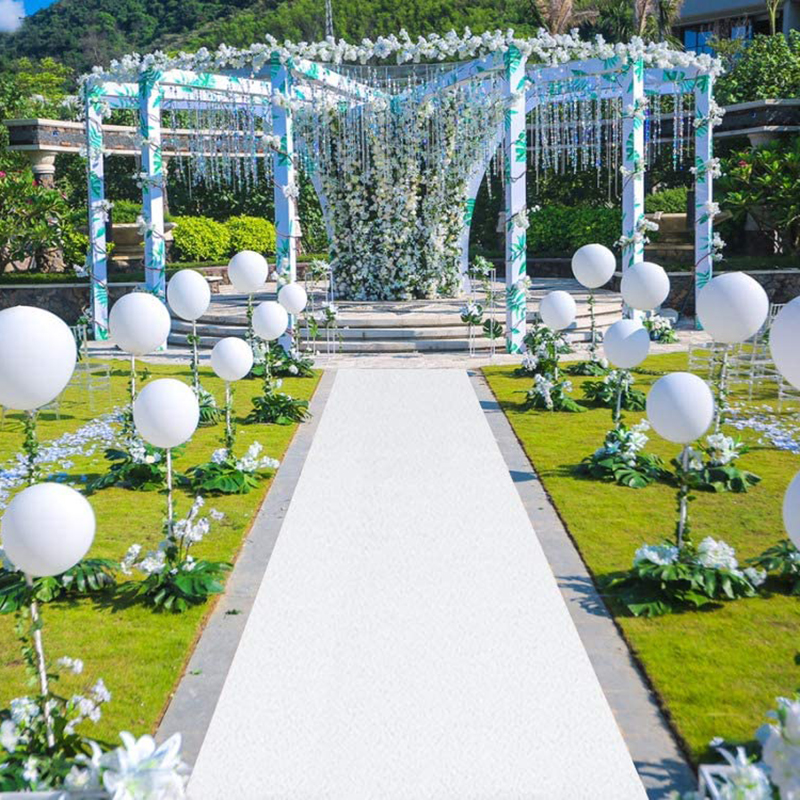 Custom Length Wedding Carpet A - Aisle Runner White incelemesi ve fiyatı