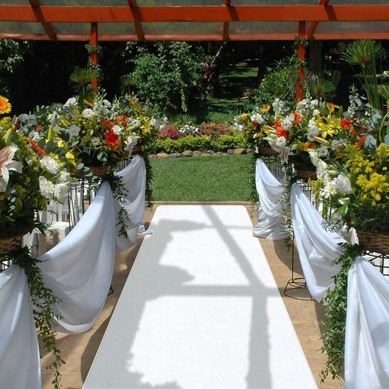 Custom Length Wedding Carpet A - Aisle Runner White incelemesi ve fiyatı