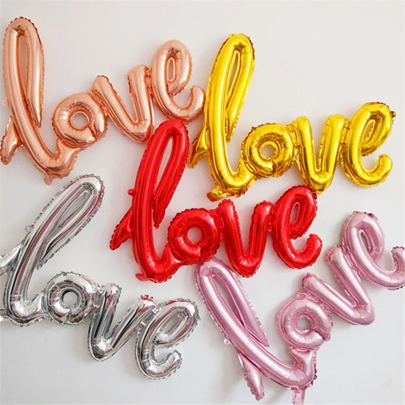 1pc Small Love Letter Foil Bal - Wedding Qq incelemesi ve fiyatı