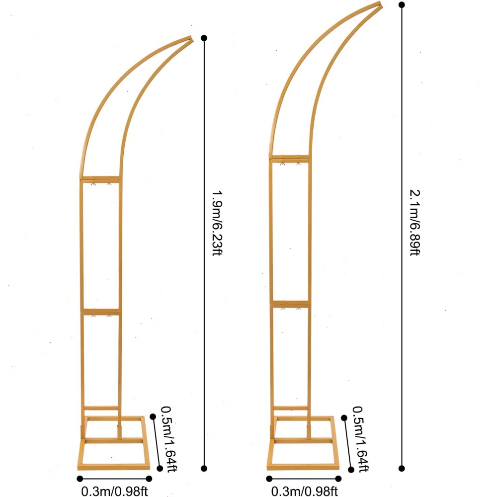 2Pcs Curved Wedding Arch Backd - Wedding Balloon Arch incelemesi ve fiyatı