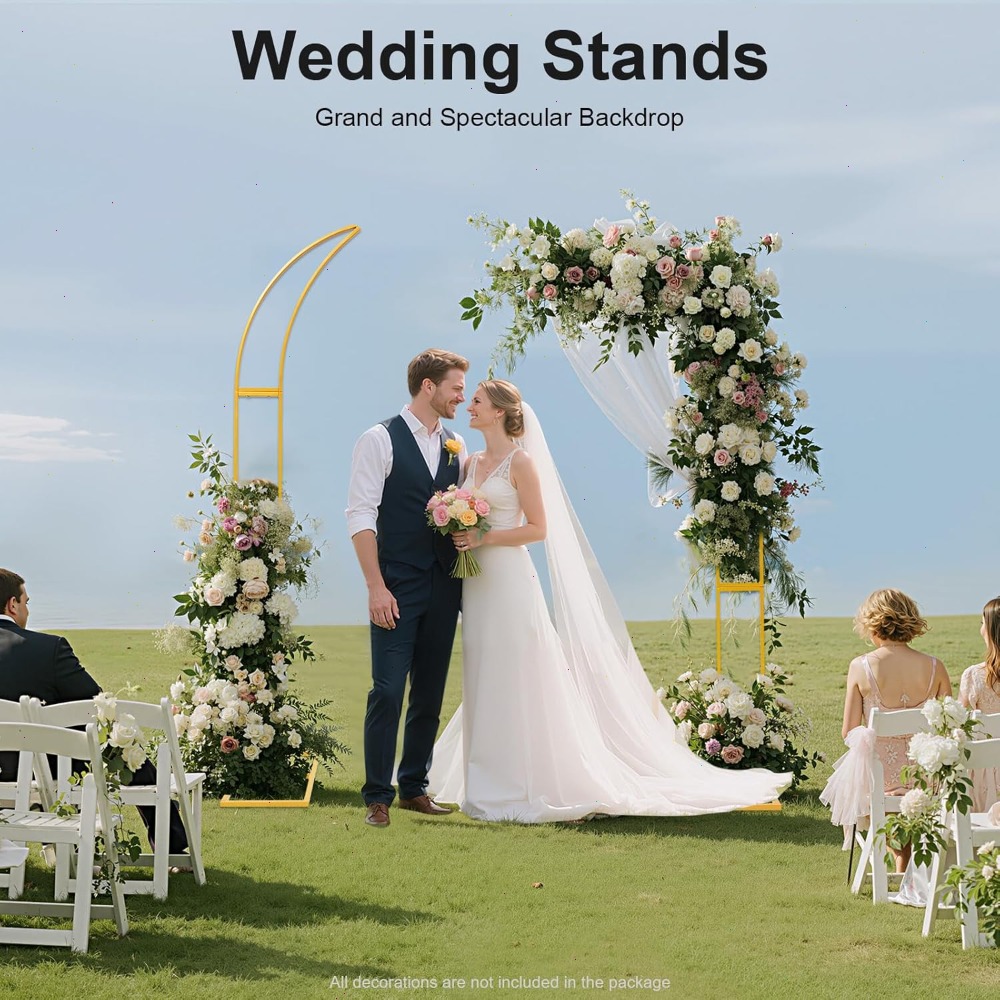 2Pcs Curved Wedding Arch Backd - Wedding Balloon Arch incelemesi ve fiyatı