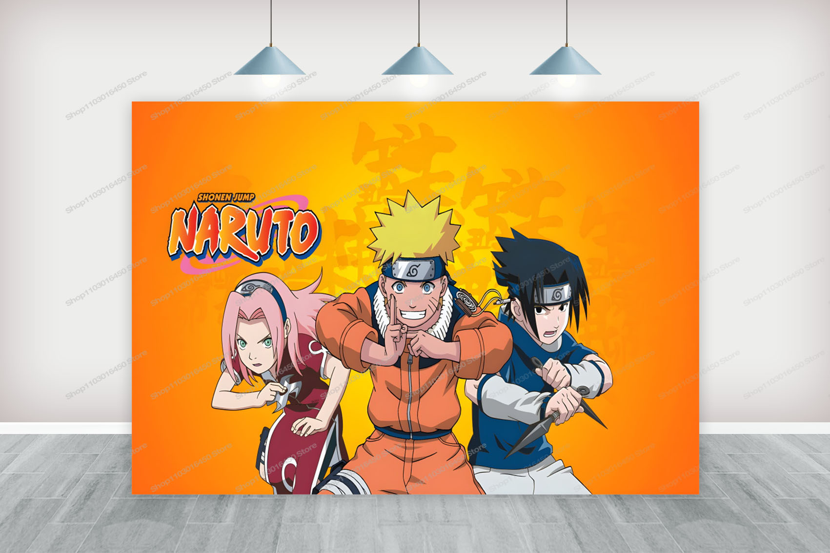 Naruto Backdrop For Boys Birth - Photo Booth Prop incelemesi ve fiyatı