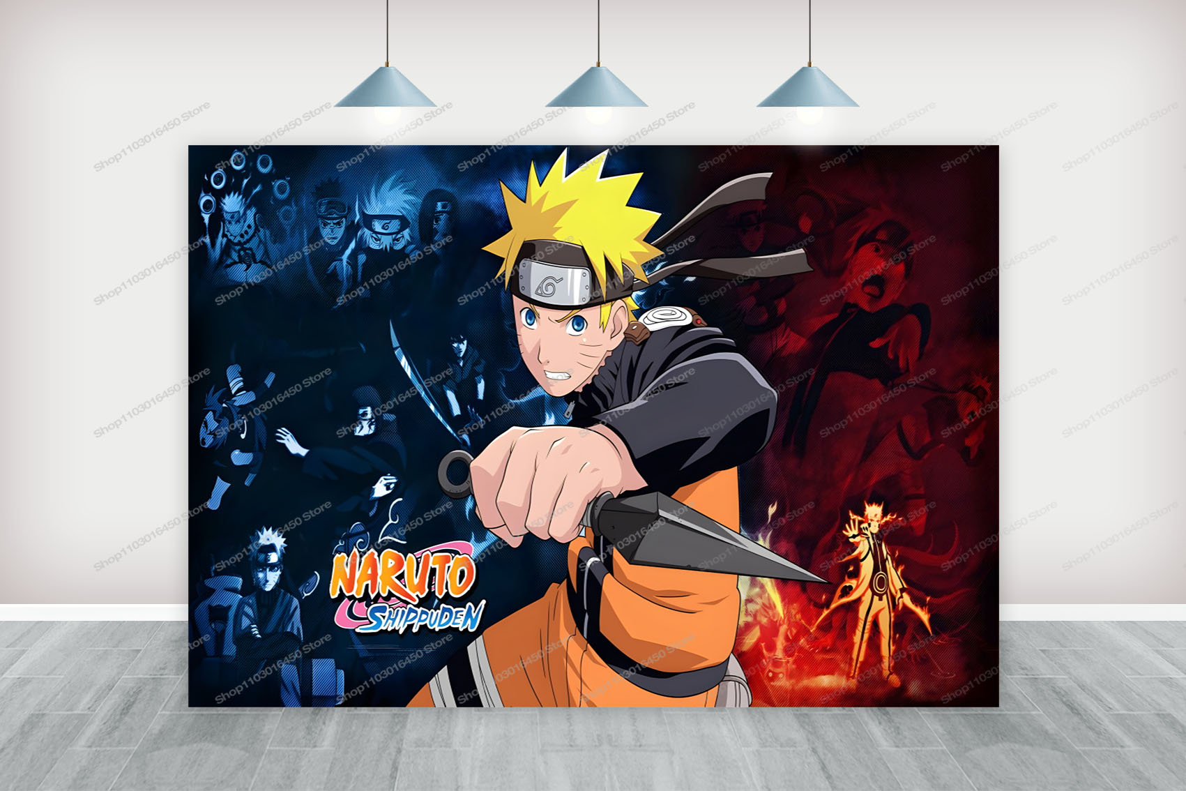 Naruto Backdrop For Boys Birth - Photo Booth Prop incelemesi ve fiyatı