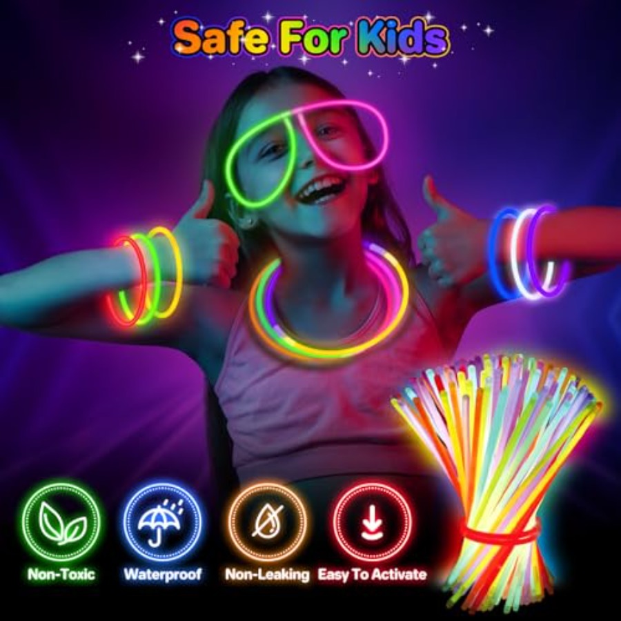 400Pcs Glow Sticks Bulk Party  - Wedding Supply In Bulk incelemesi ve fiyatı