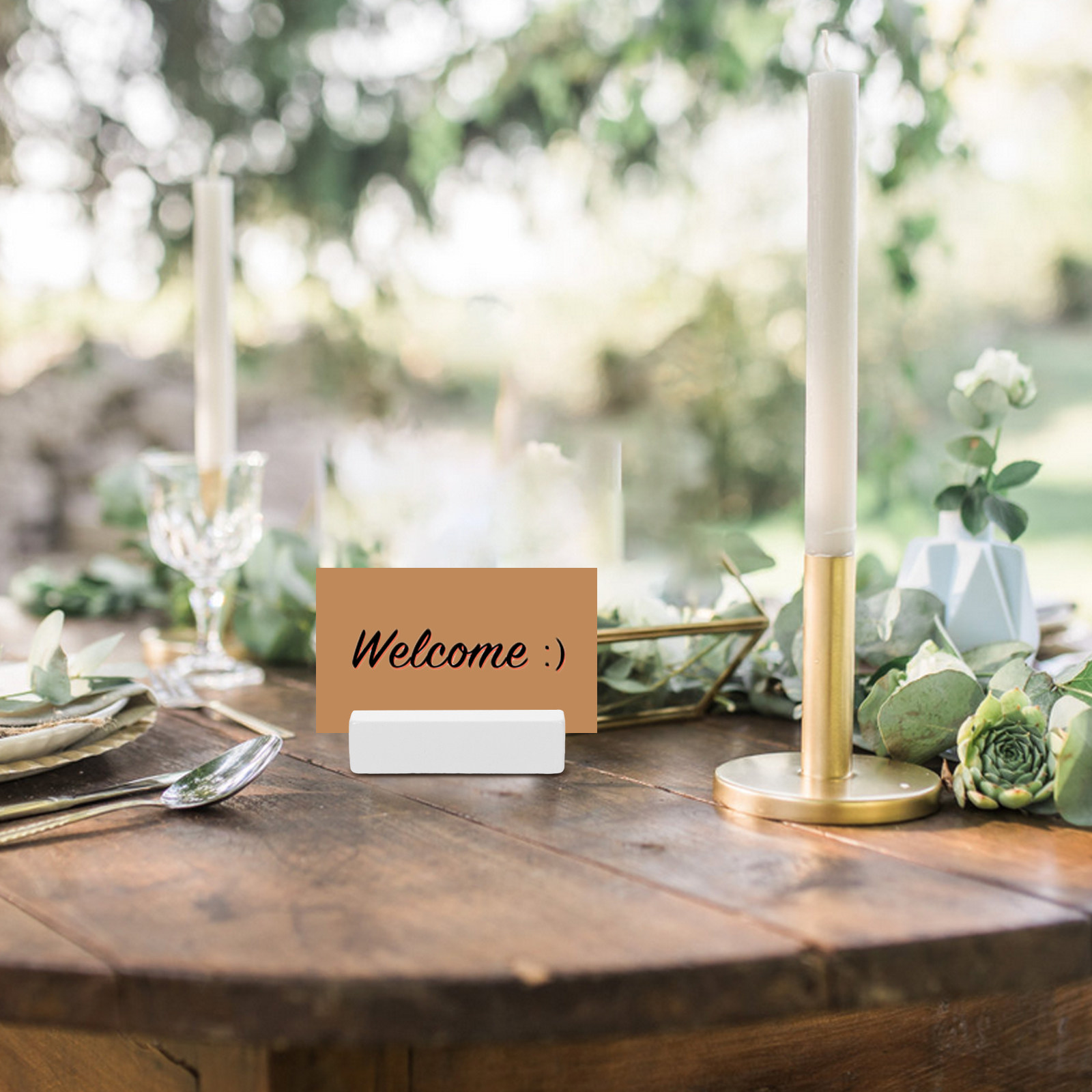 10Pcs Wooden Place Card Holder - Place Card Holder incelemesi ve fiyatı
