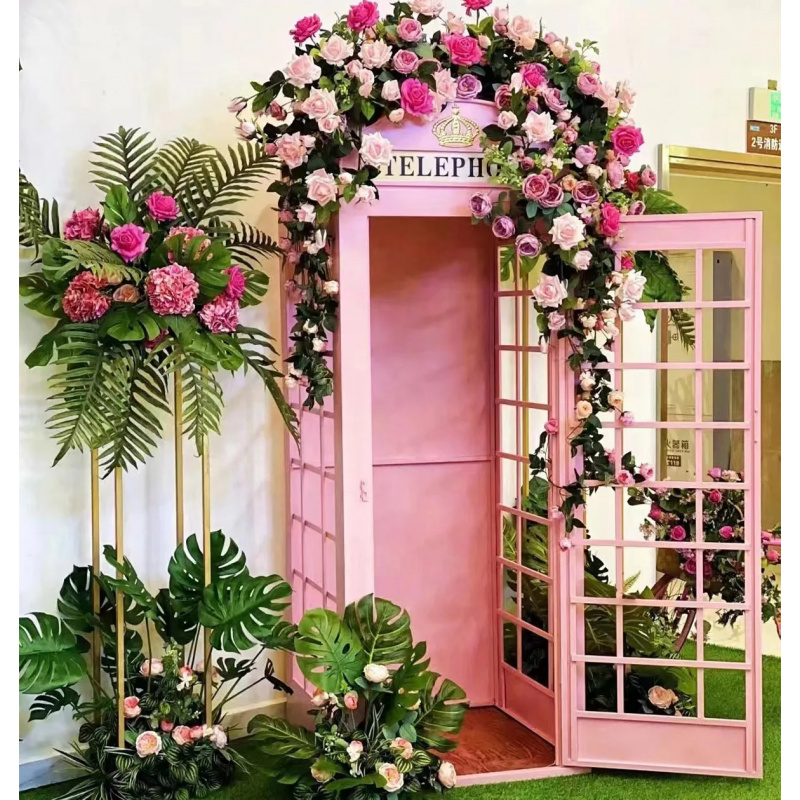 custom.Pink Telephone Booth wi - Photo Booth Prop incelemesi ve fiyatı