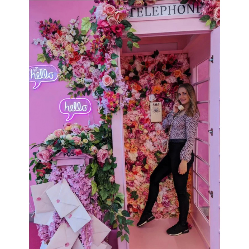 custom.Pink Telephone Booth wi - Photo Booth Prop incelemesi ve fiyatı
