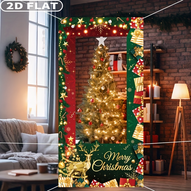 2D FLAT 1 pc Green Christmas P - Photo Booth Prop incelemesi ve fiyatı