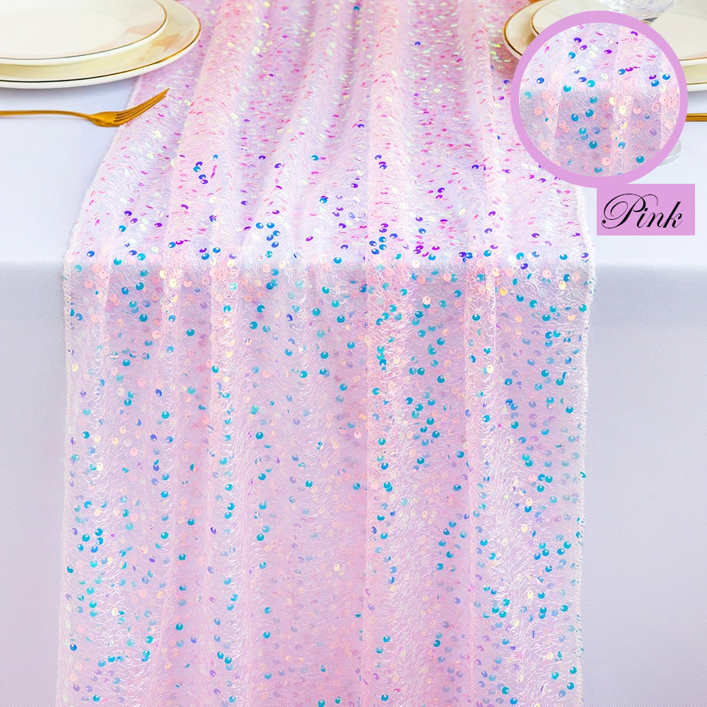 Sequin Iridescent Table Runner - Table Runner Sequin incelemesi ve fiyatı