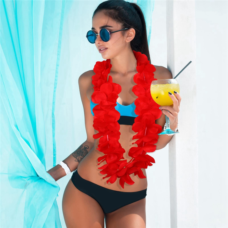 ABLN-6Pcs Hawaiian Leis Neckla - Wedding Supply In Bulk incelemesi ve fiyatı
