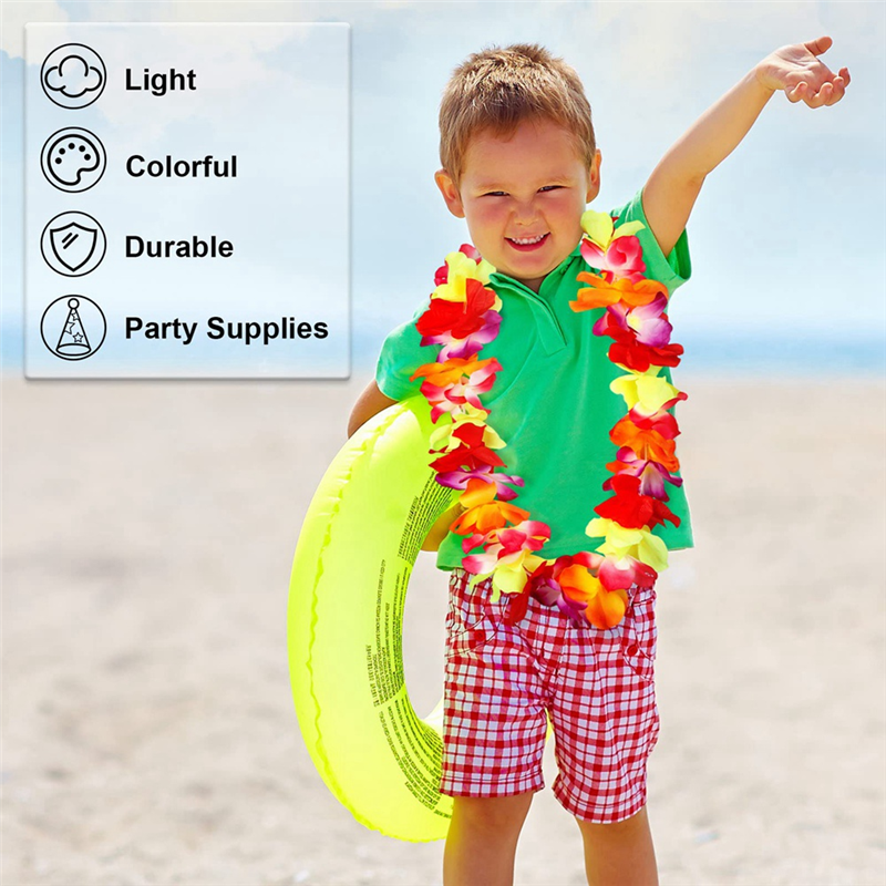 ABLN-6Pcs Hawaiian Leis Neckla - Wedding Supply In Bulk incelemesi ve fiyatı