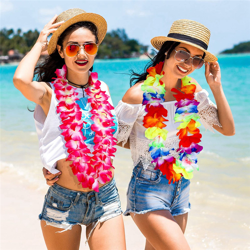 ABLN-6Pcs Hawaiian Leis Neckla - Wedding Supply In Bulk incelemesi ve fiyatı
