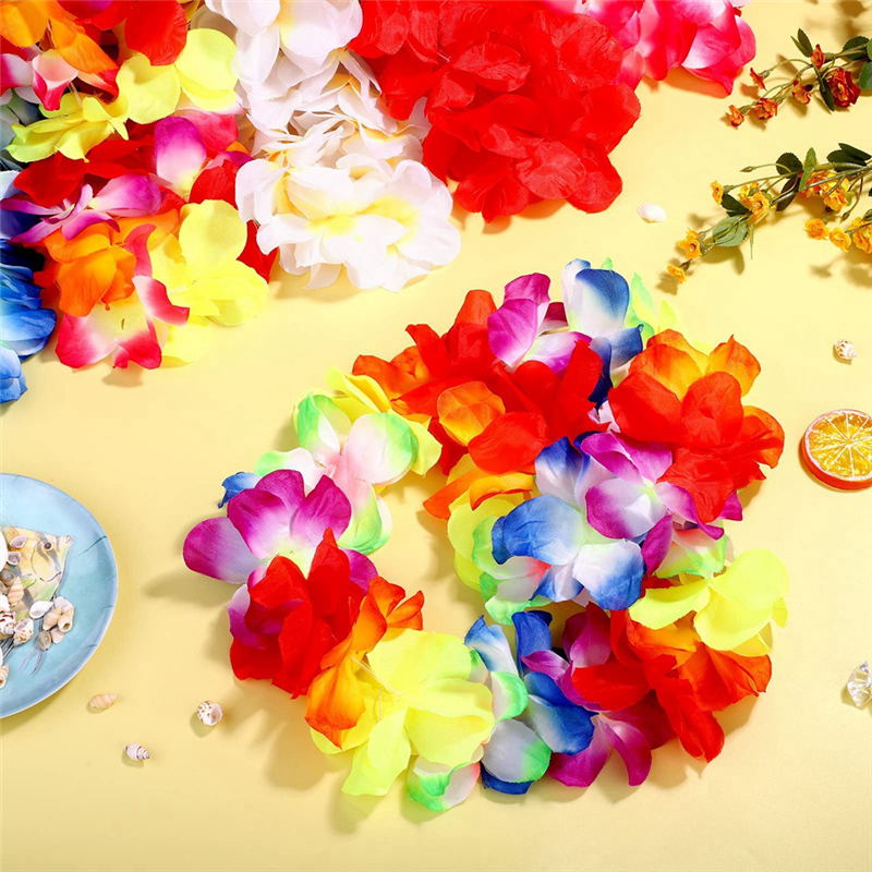 ABLN-6Pcs Hawaiian Leis Neckla - Wedding Supply In Bulk incelemesi ve fiyatı