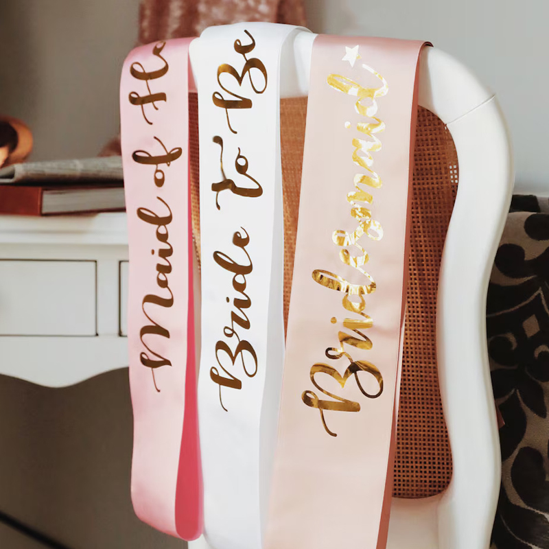Custom Bridal Sash Bachelorett - Bride Tribe Sash incelemesi ve fiyatı