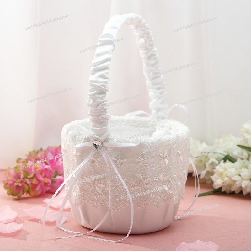 Western Wedding Bride Flower G - Flower Girl Basket incelemesi ve fiyatı