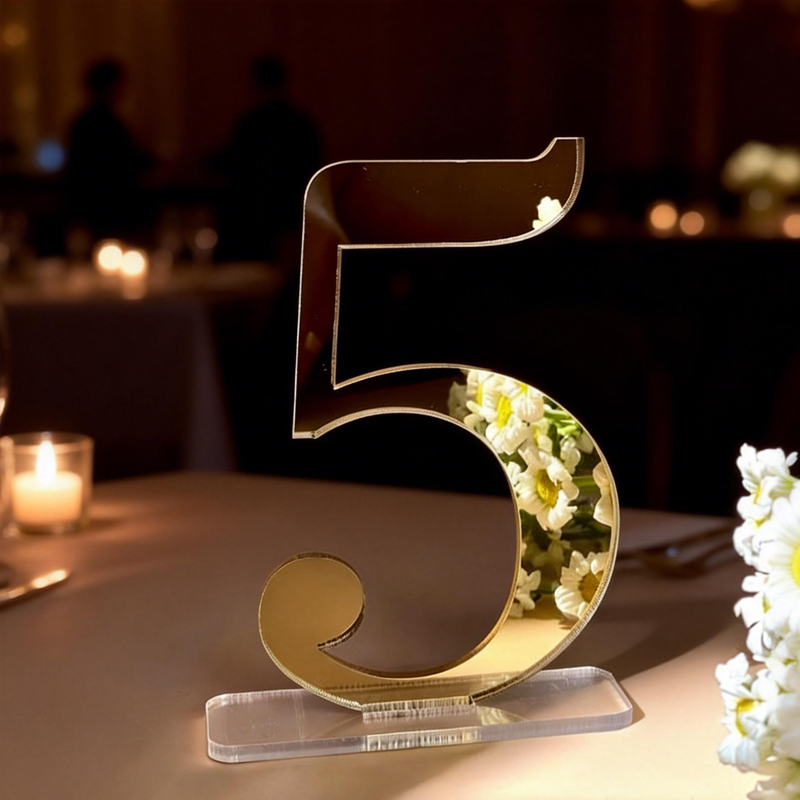 Numbers for Wedding Tables wit - Table Number Gold incelemesi ve fiyatı