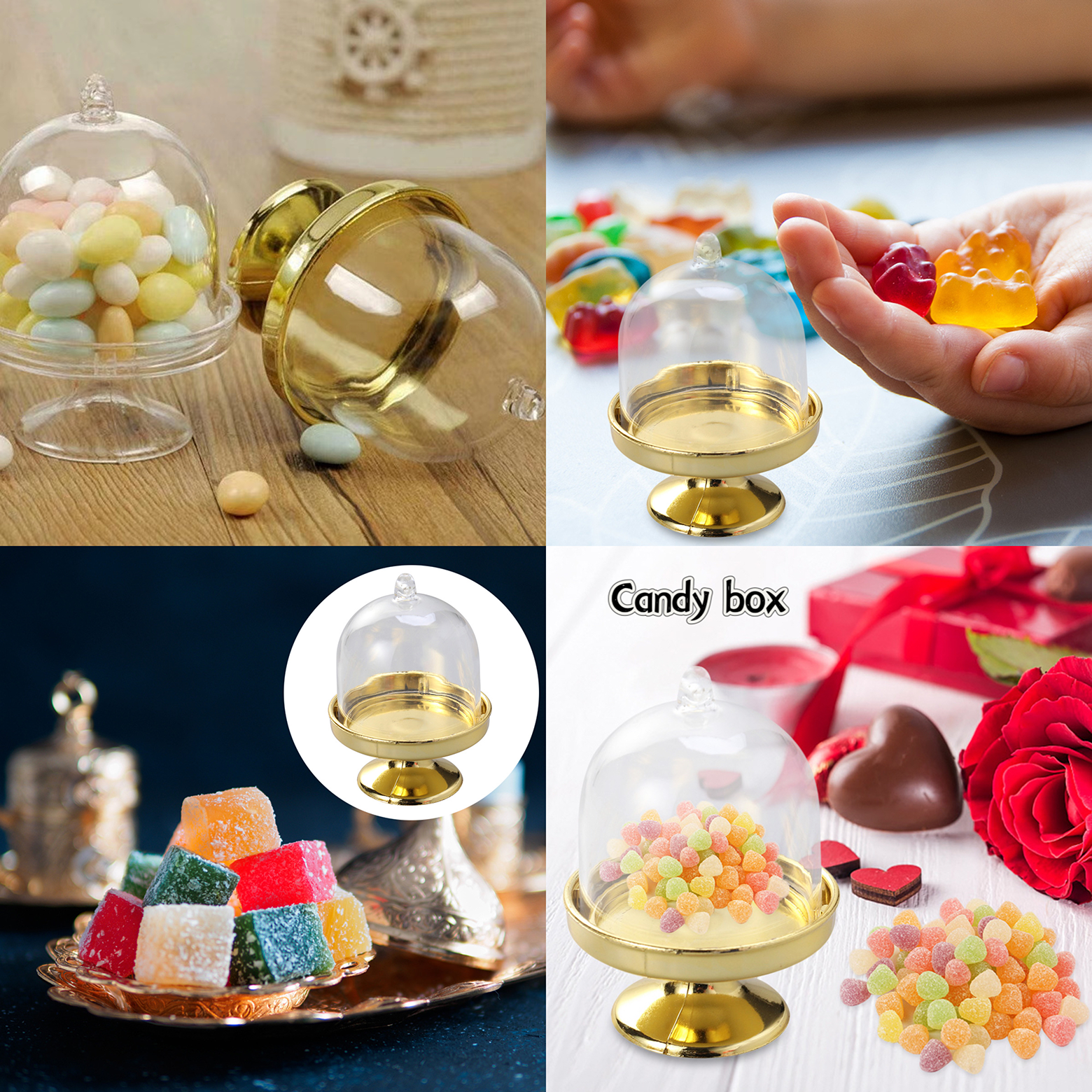 Plastic Mini Cake Stand with D - Wedding Supply In Bulk incelemesi ve fiyatı