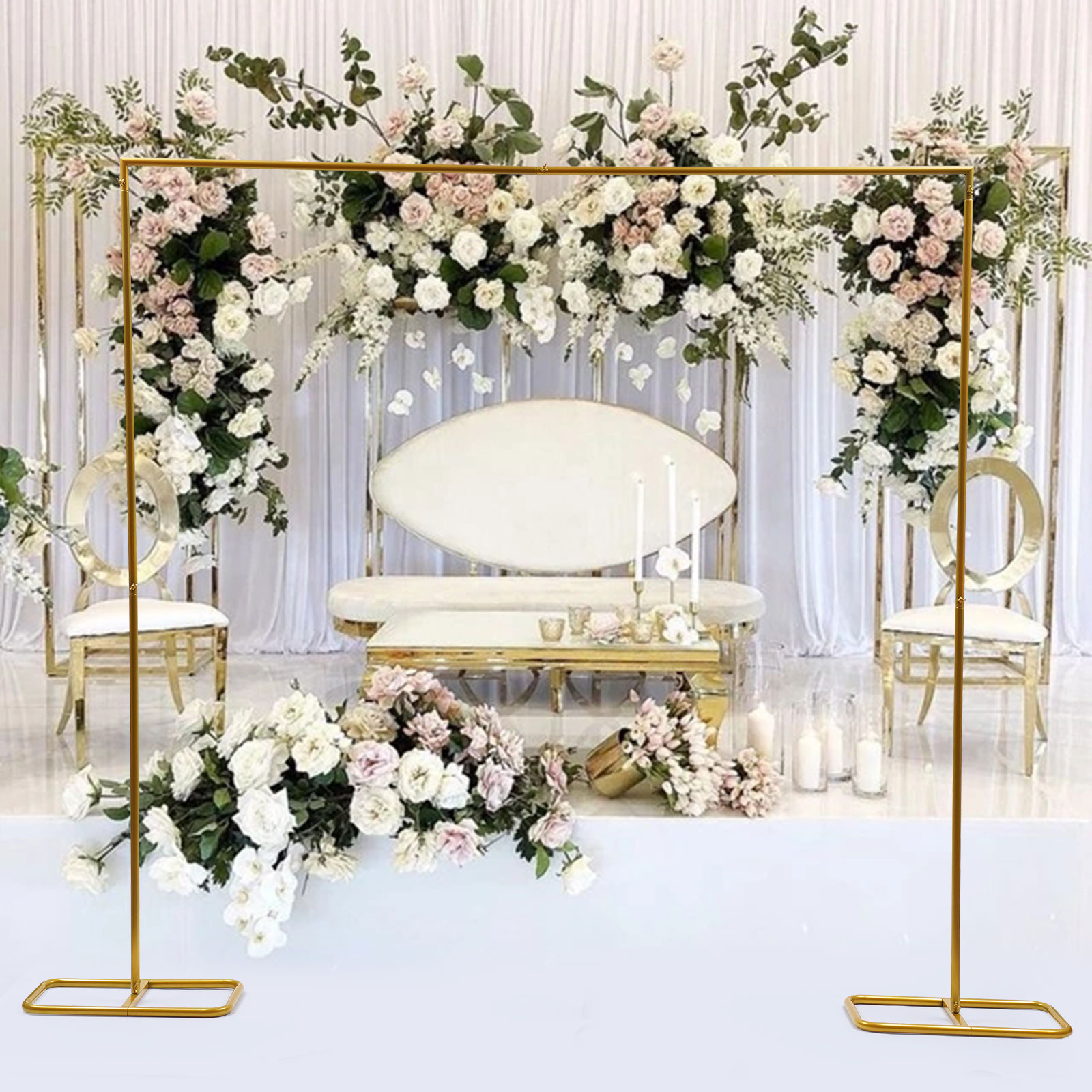 2.1x2m / 79x83inch Gold Weddin - Wedding Balloon Arch incelemesi ve fiyatı