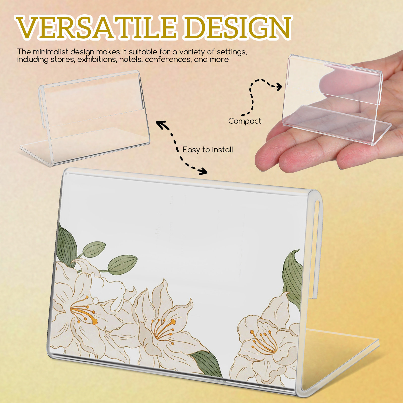 40 Pcs Sign Holders Card Displ - Place Card Holder incelemesi ve fiyatı