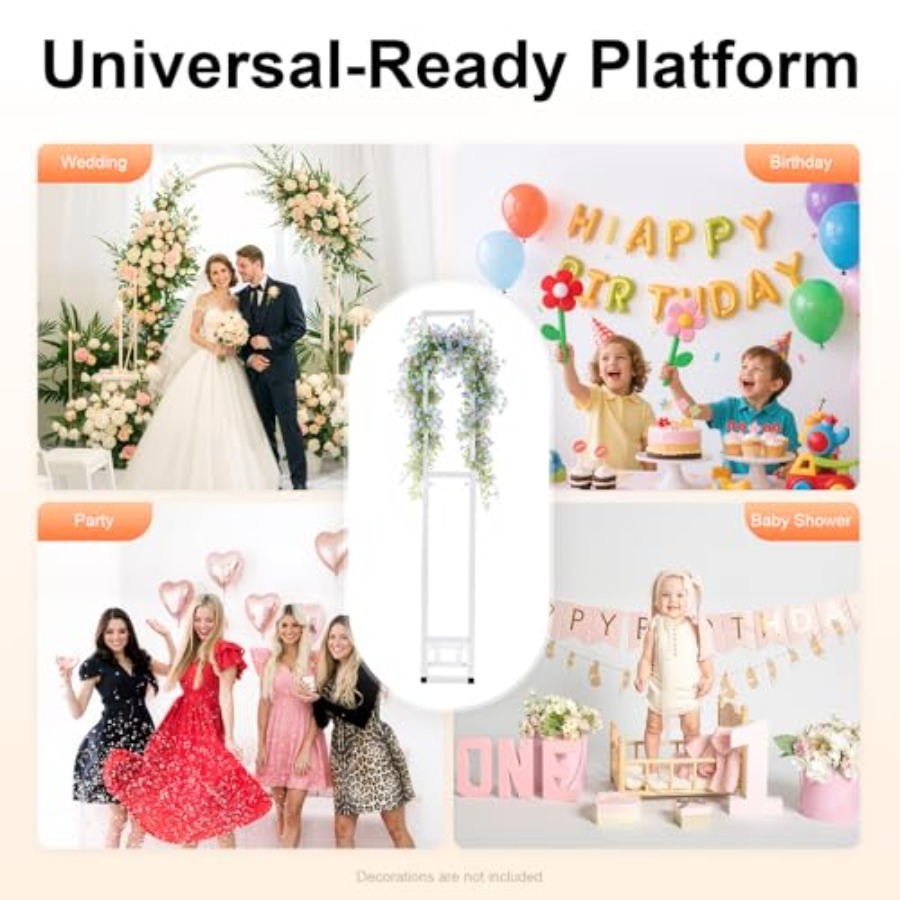 4PCS Wedding Arch Backdrop Sta - Wedding Balloon Arch incelemesi ve fiyatı