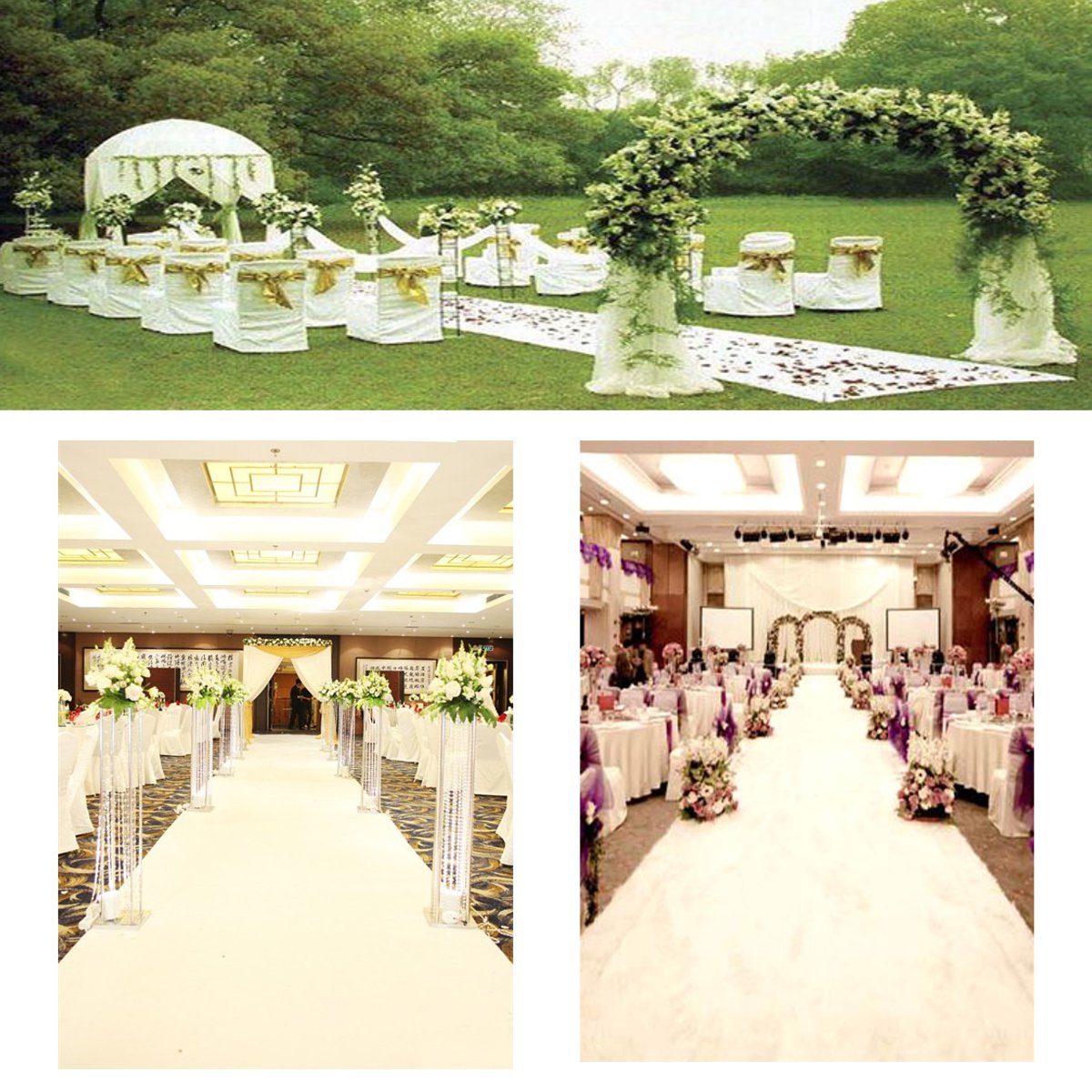 Wedding White Carpet  Aisle Ru - Aisle Runner White incelemesi ve fiyatı