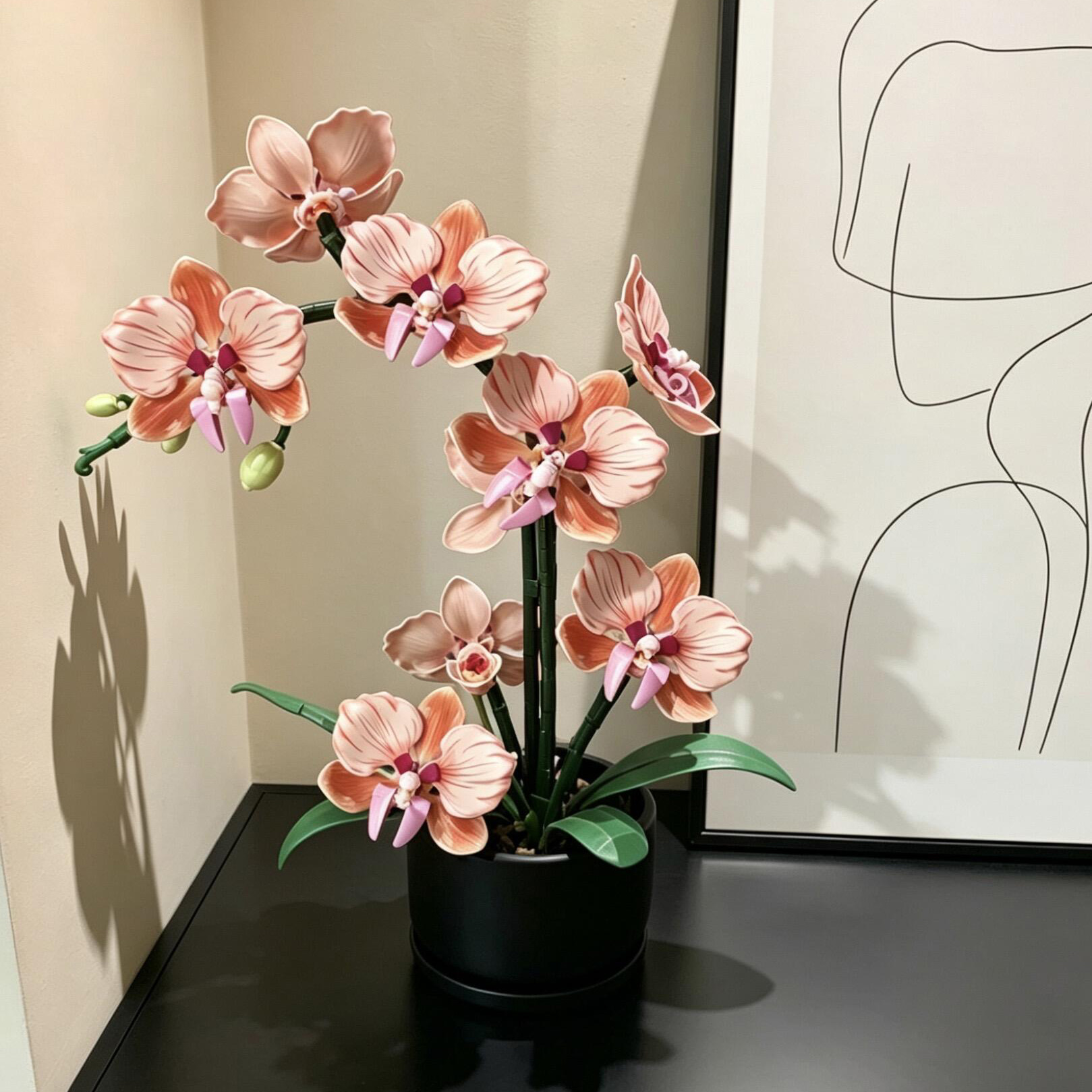 Orange Phalaenopsis Orchid Bui - Flower Girl Basket incelemesi ve fiyatı