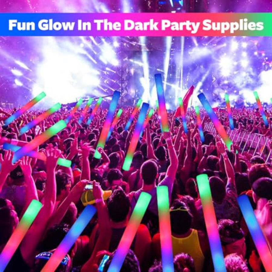 PCS LED Foam Glow Sticks Bulk, - Wedding Supply In Bulk incelemesi ve fiyatı