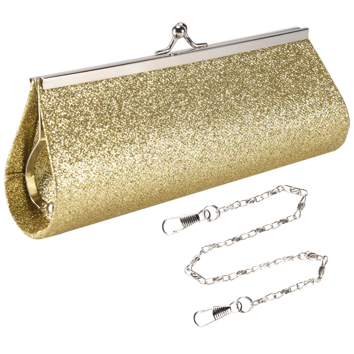 A330 Women Glitter Clutch Purs - Wedding Package Gold incelemesi ve fiyatı
