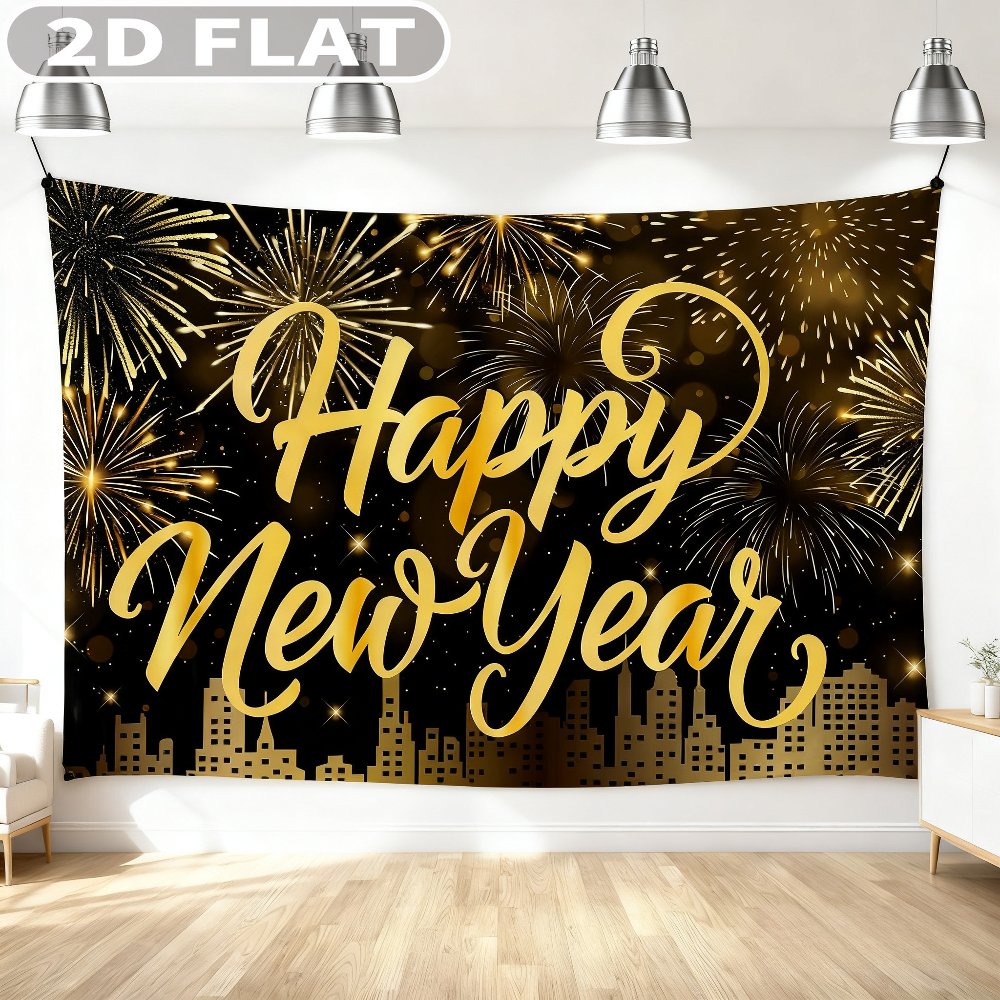 1pc Happy New Year Party Photo - Photo Booth Prop incelemesi ve fiyatı
