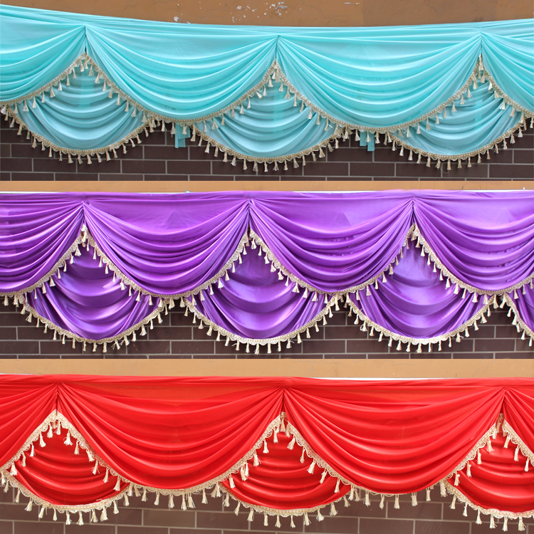 3/6M Faux Silk Swag Drape For  - Wedding Supply Wholesale incelemesi ve fiyatı