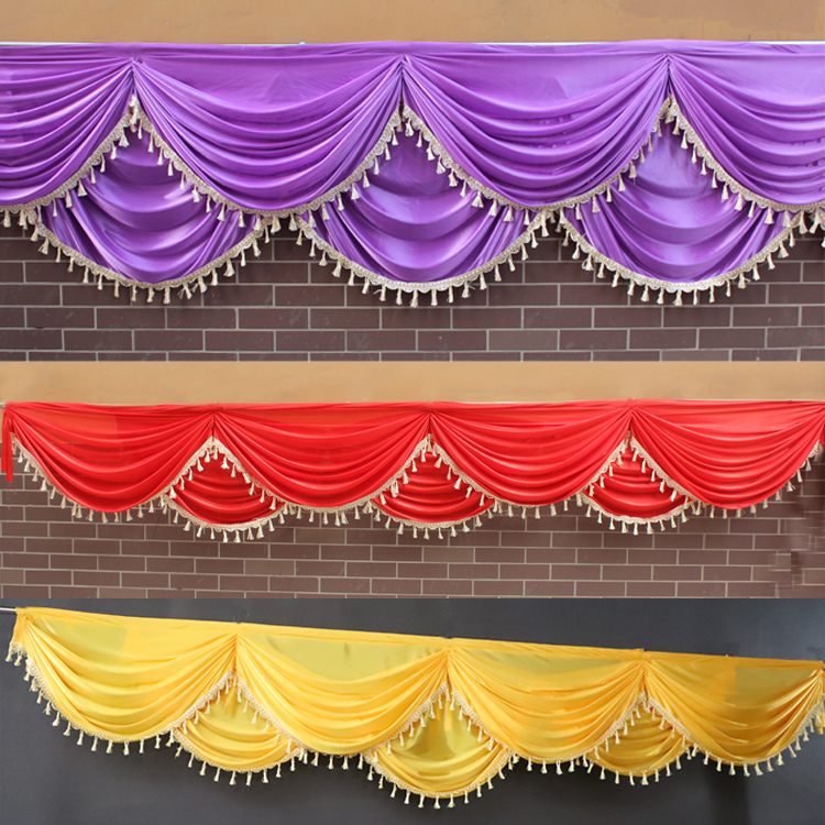 3/6M Faux Silk Swag Drape For  - Wedding Supply Wholesale incelemesi ve fiyatı