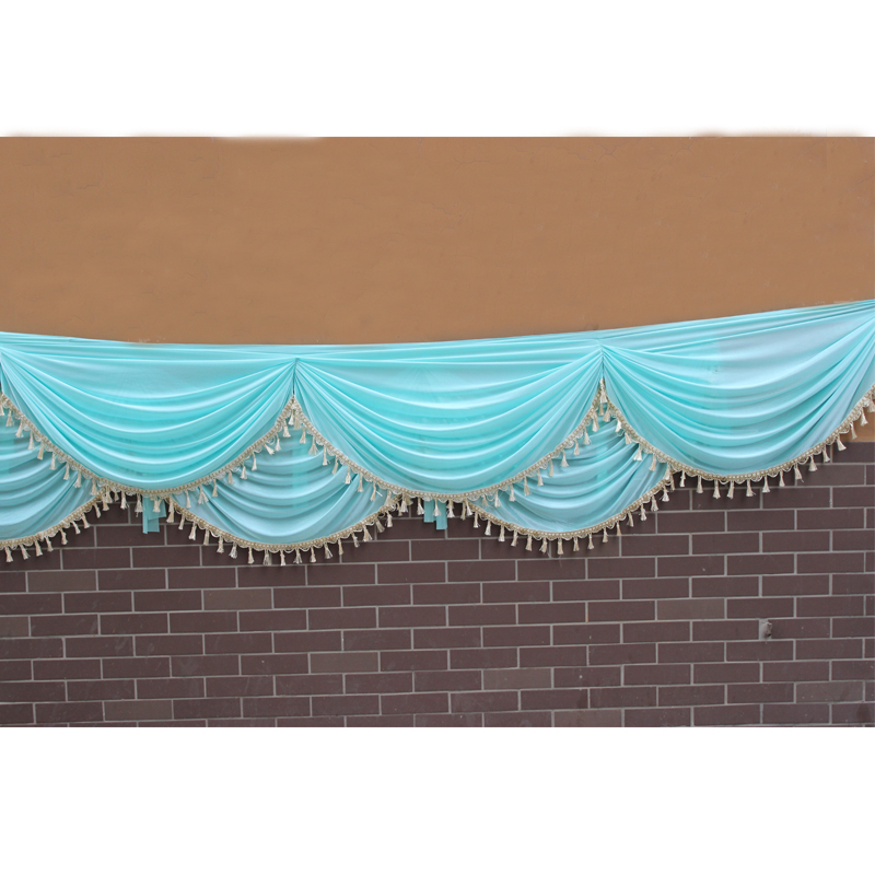 3/6M Faux Silk Swag Drape For  - Wedding Supply Wholesale incelemesi ve fiyatı