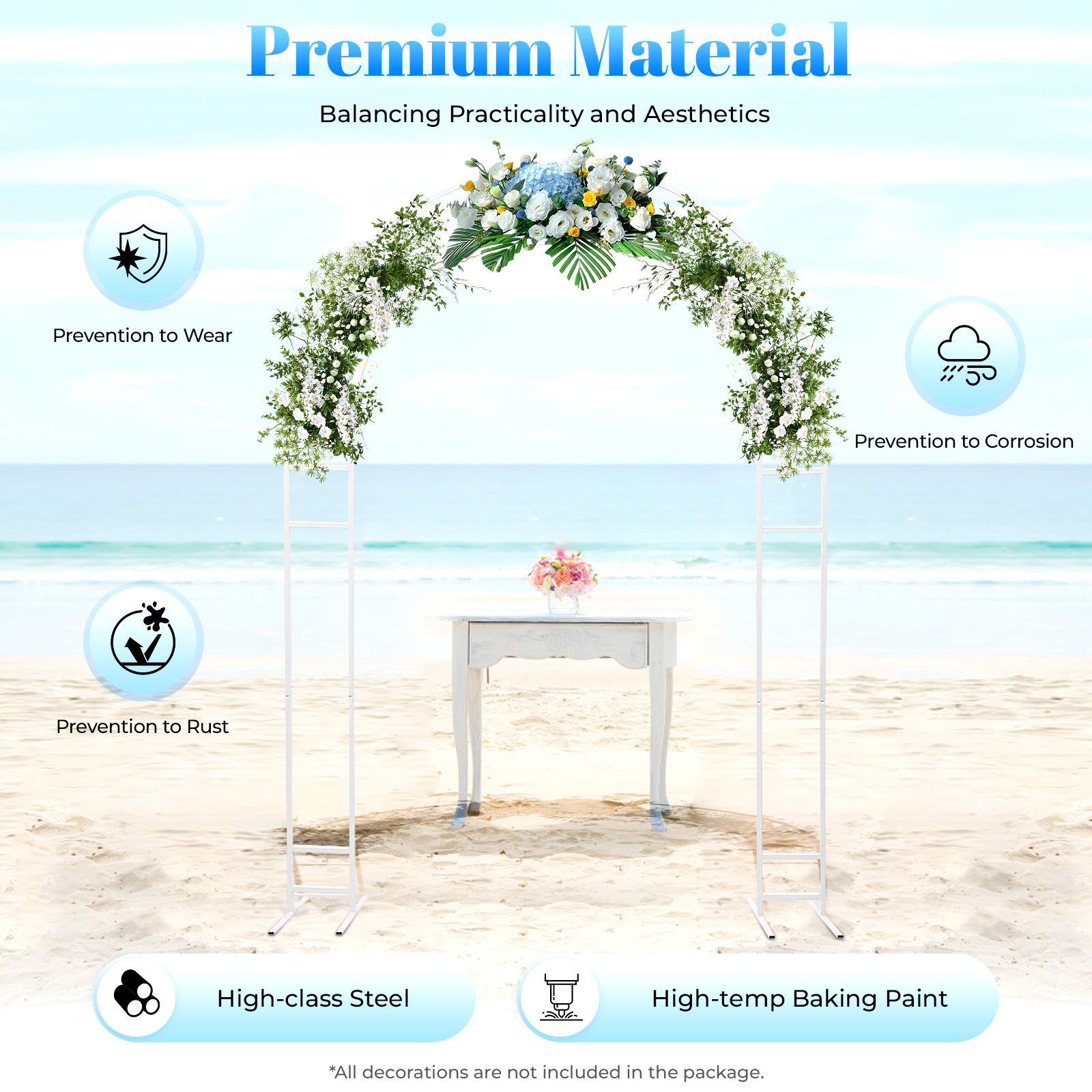 Metal Wedding Stand Arch Frame - Wedding Balloon Arch incelemesi ve fiyatı