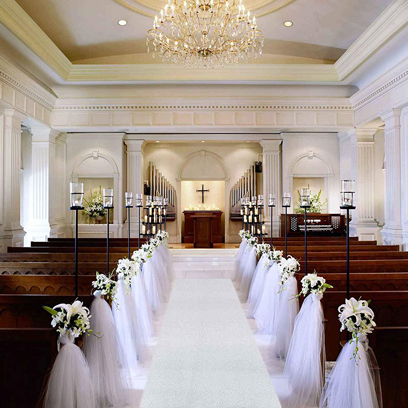 Romantic White Wedding Carpet  - Aisle Runner White incelemesi ve fiyatı