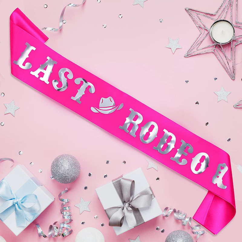 1Pcs Last Rodeo Sash Bachelore - Bride Tribe Sash incelemesi ve fiyatı