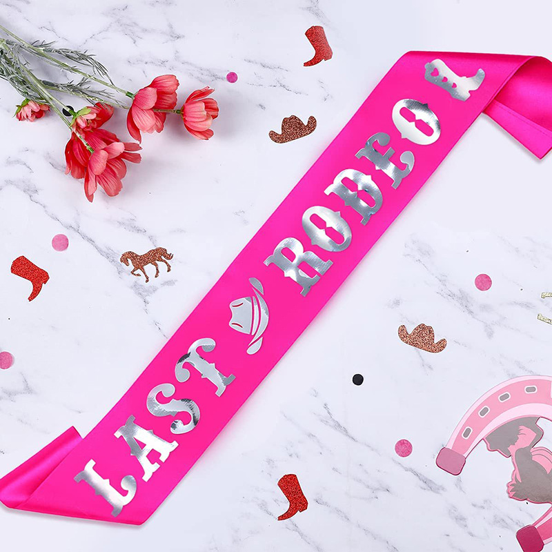 1Pcs Last Rodeo Sash Bachelore - Bride Tribe Sash incelemesi ve fiyatı