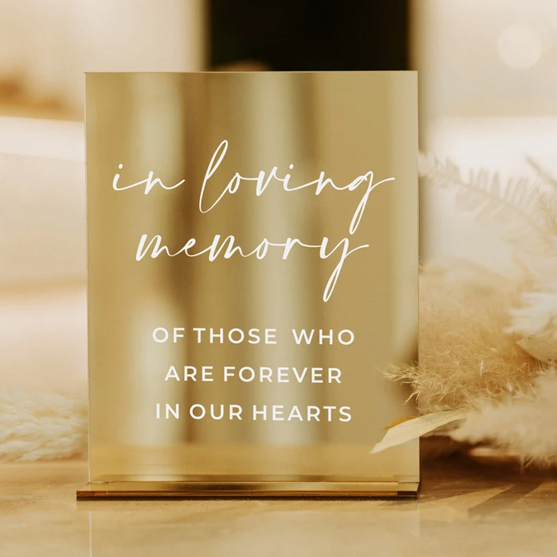 Rectangle Gold Mirror Wedding  - Table Number Gold incelemesi ve fiyatı