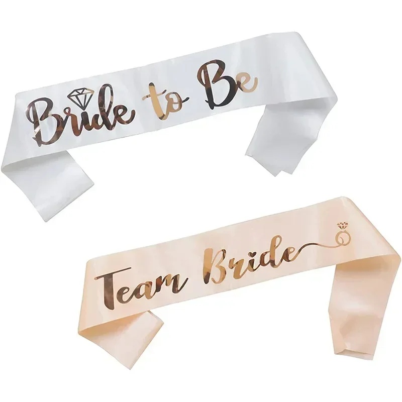 1 Set Bridal Sash Rose Gold De - Bride Tribe Sash incelemesi ve fiyatı