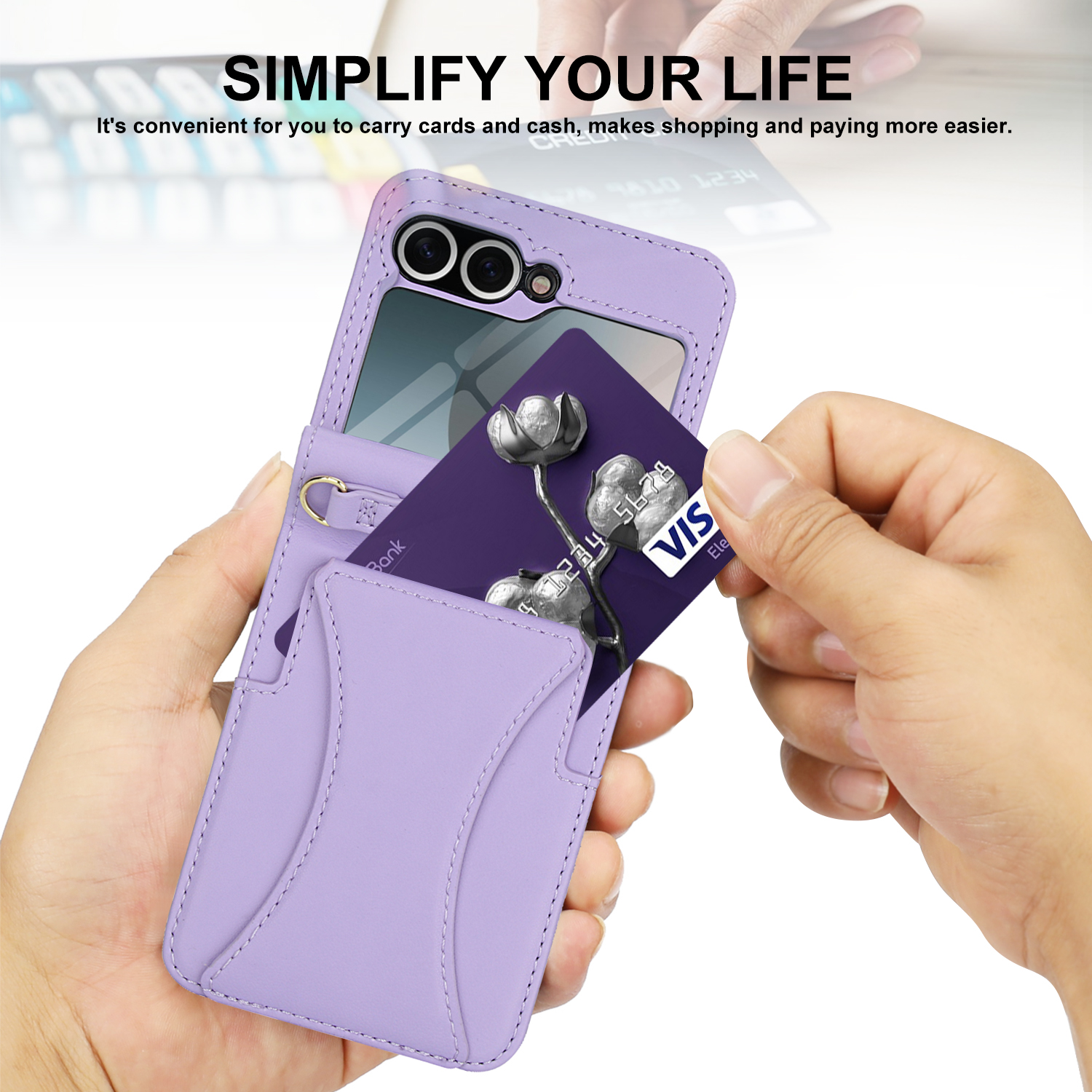 Leather Case For Samsung Galax - Place Card Holder incelemesi ve fiyatı