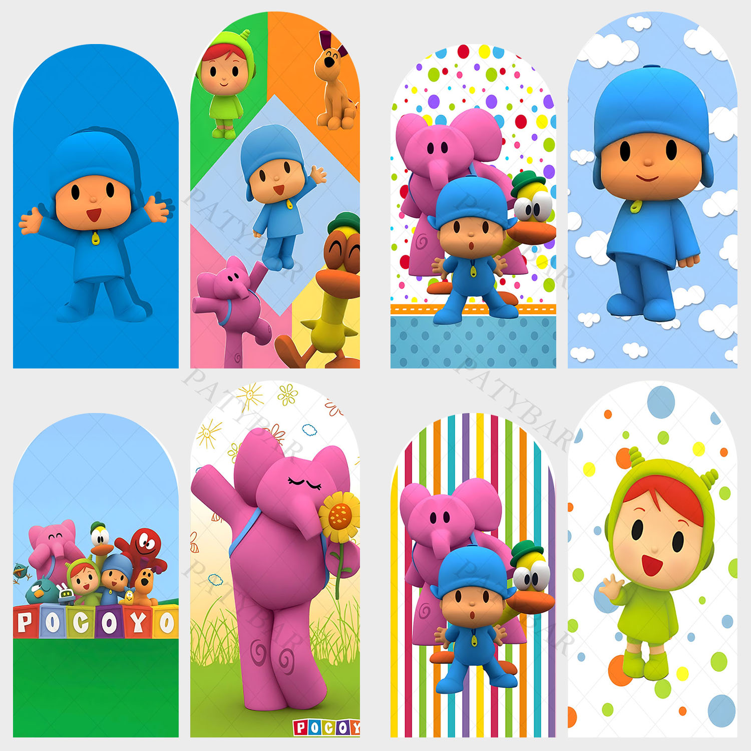 Arch Cute Blue Doll Pocoyos Ba - Photo Booth Prop incelemesi ve fiyatı