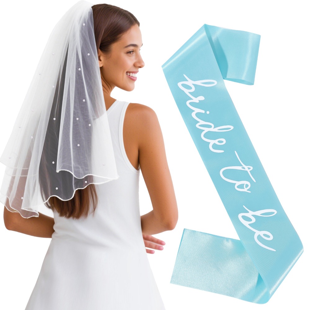 2pcs Pearl Bride To Be Satin S - Bride Tribe Sash incelemesi ve fiyatı