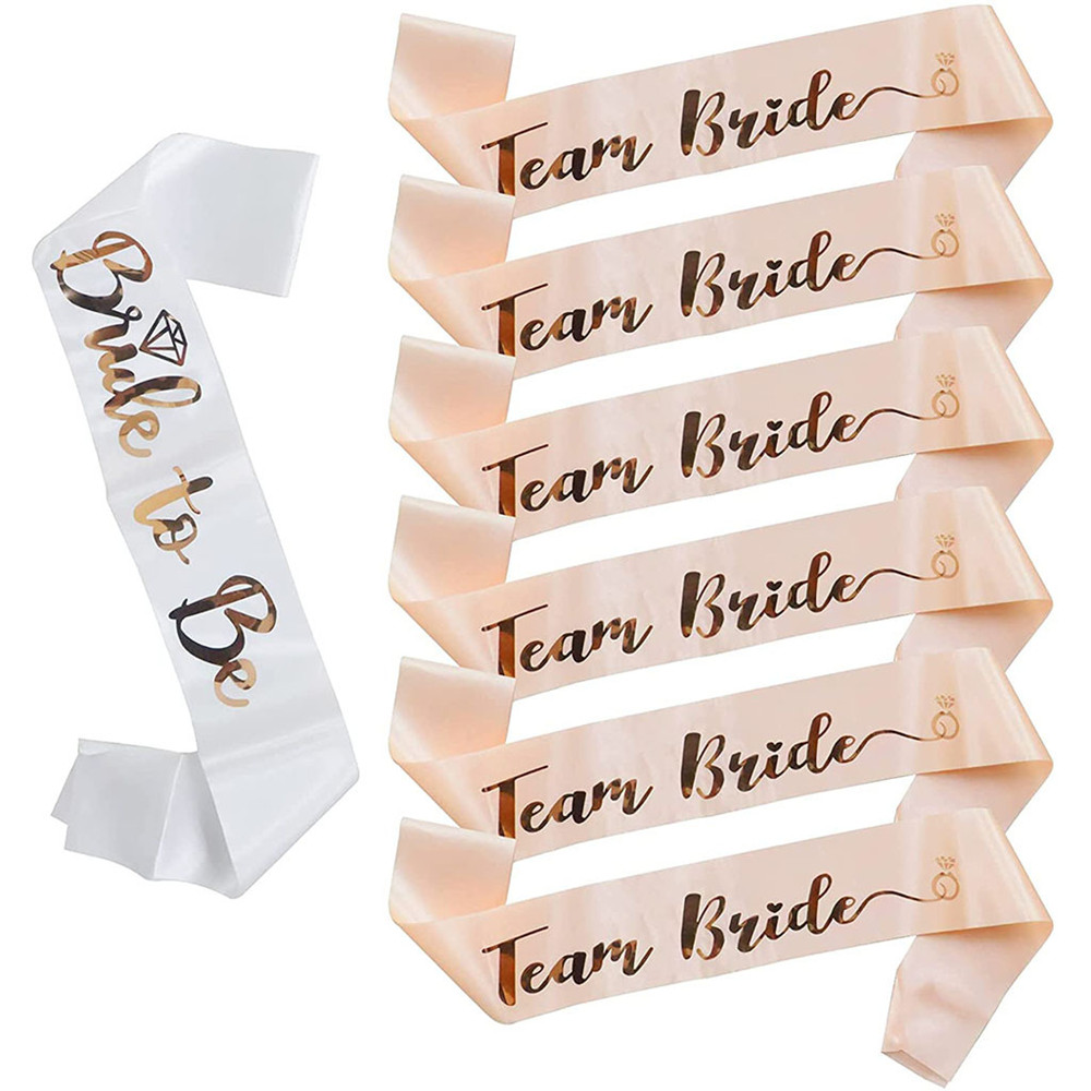 1Set Rose Gold Team Bride To B - Bride Tribe Sash incelemesi ve fiyatı