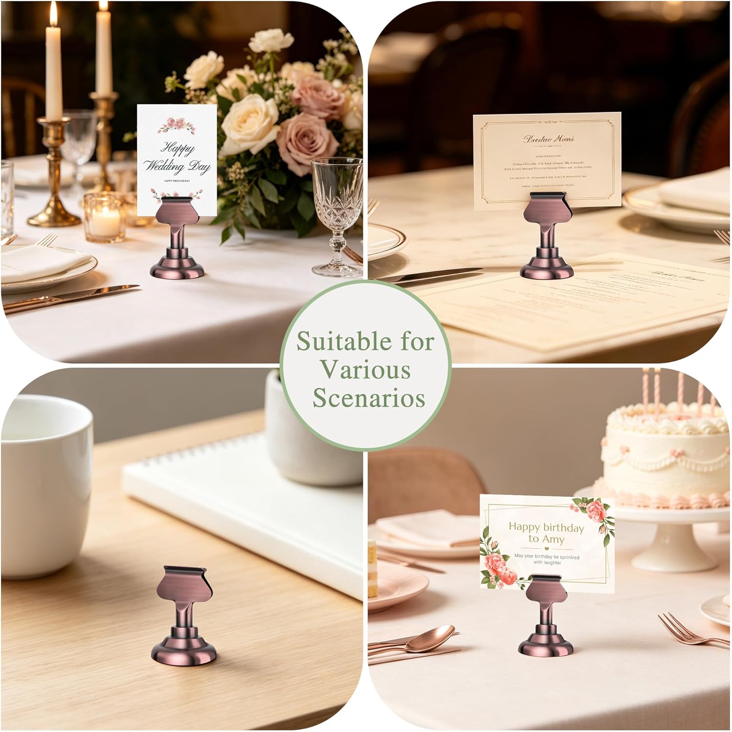 16PK Table Number & Place Card - Place Card Holder incelemesi ve fiyatı