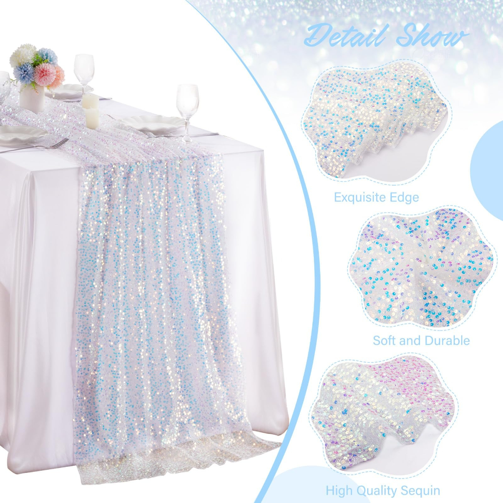 1 Pack Sequin Table Runner Spa - Table Runner Sequin incelemesi ve fiyatı