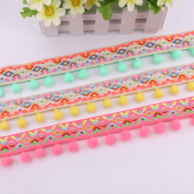 Polyester Fabric Pom Pom Tasse - Wedding Supply Wholesale incelemesi ve fiyatı
