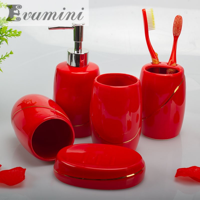 Wedding Gift for Bathroom/Red  - Wedding Bathroom Supply Kit incelemesi ve fiyatı