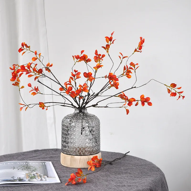 57cm Red Leaf Artificial Flowe - Flower Girl Basket incelemesi ve fiyatı